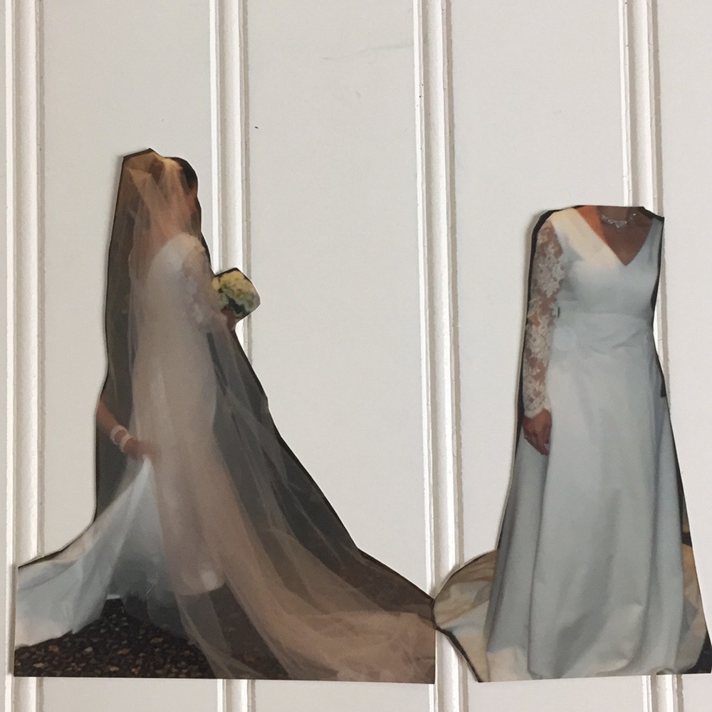 Handmade Vintage wedding dress- circa 1978 - Picture 2 of 8